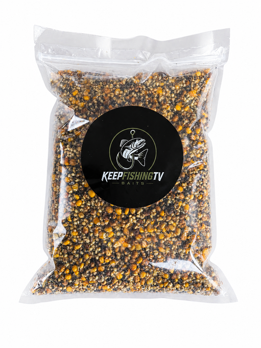 KeepfishingTV PartikelMix 5 KG - Gekocht & Angelbereit