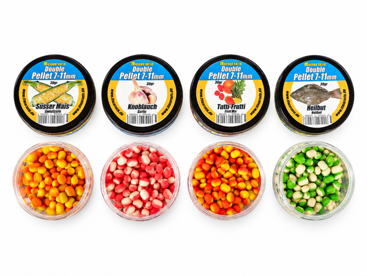 Double Pellet Pop Ups 7–11 mm Zweifarbig 30 g