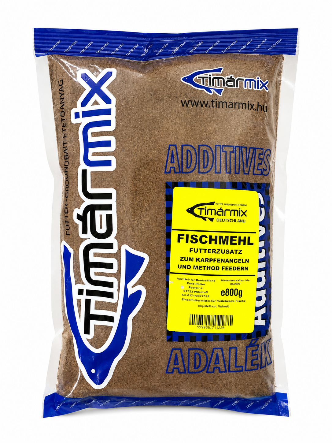 Fischmehl Futterzusatz – 800 g | Hochwertiges Fischmehl für Karpfen & Method Feeder