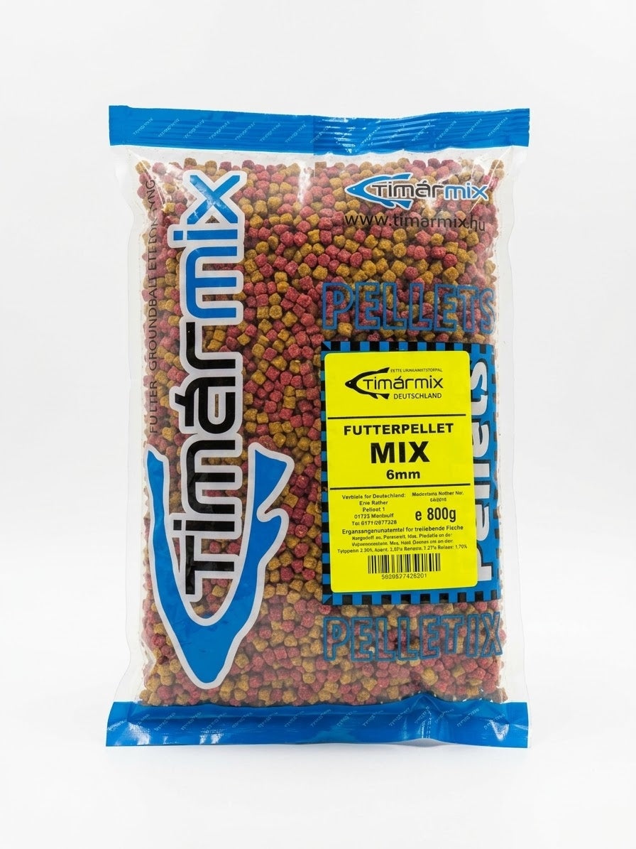 Futterpellets Big Fish 6mm & 4mm 800G | Karpfenangeln - Method Feeder