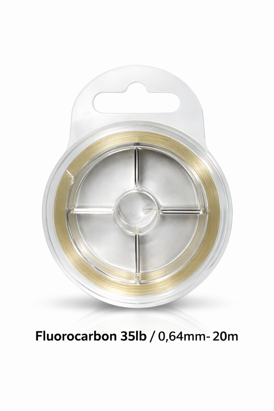 KeepfishingTV Crimpable Illusion Fluorocarbon 20m - 0.64mm 35lb zum Karpfenangeln