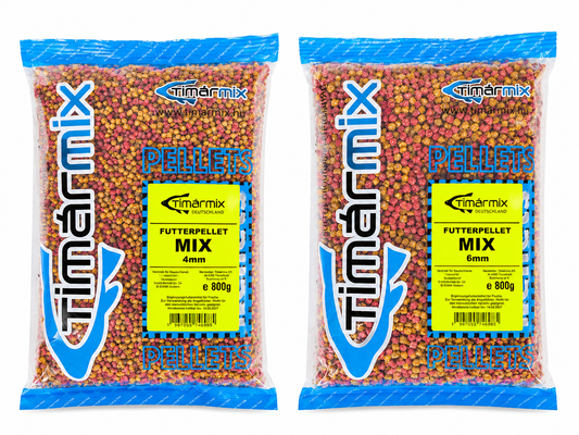 Futterpellets Big Fish 6mm & 4mm 800G | Karpfenangeln - Method Feeder