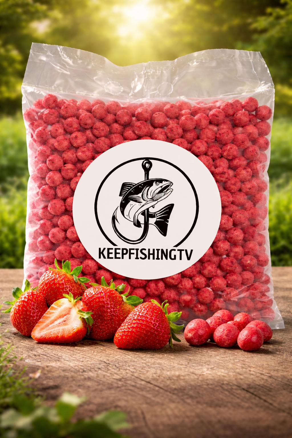 Strawberry Boilies 5kg - 20mm - Karpfenangeln