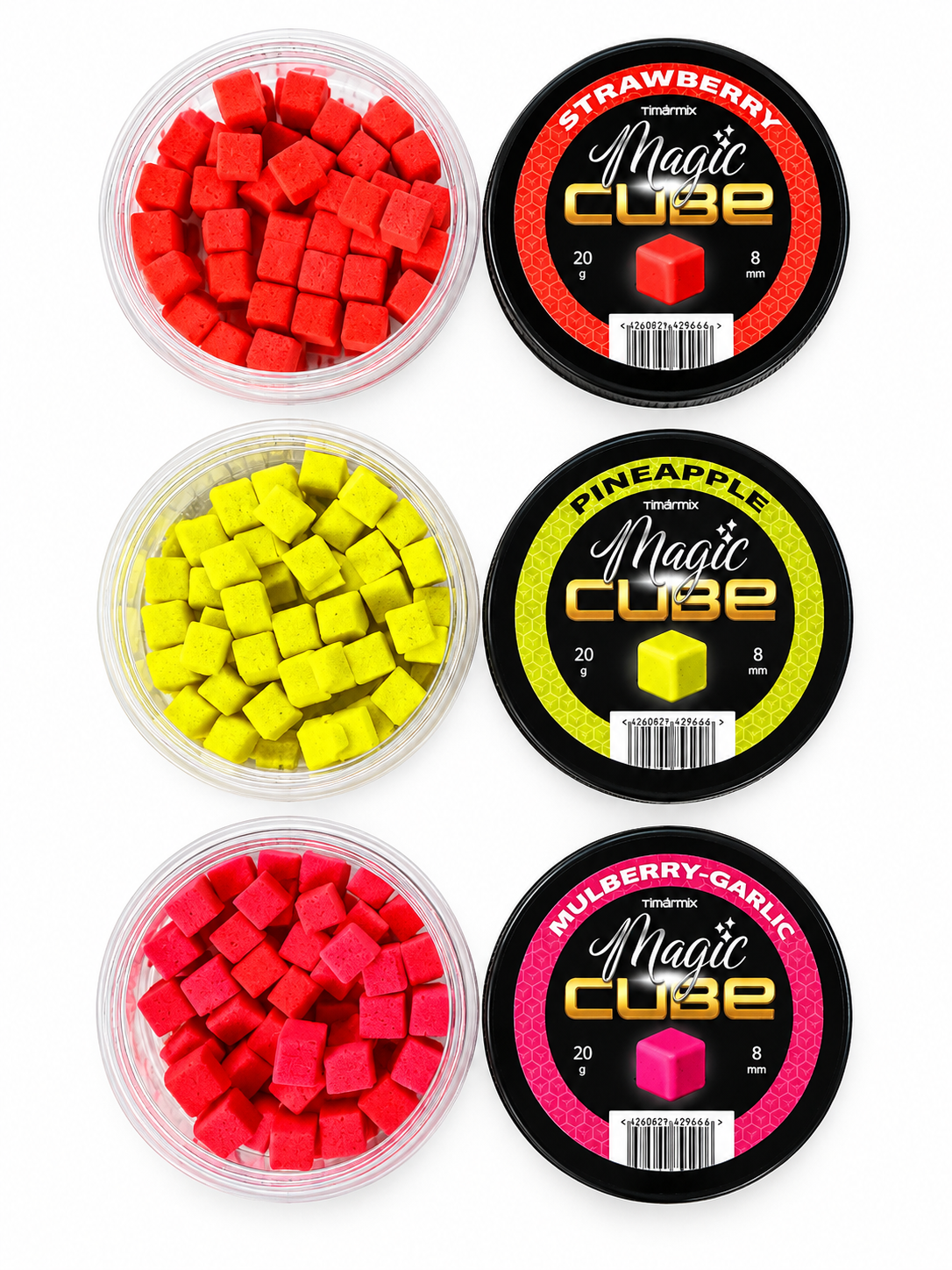 Wafter Magic Cube - Method Feeder 3 Sorten Friedfisch