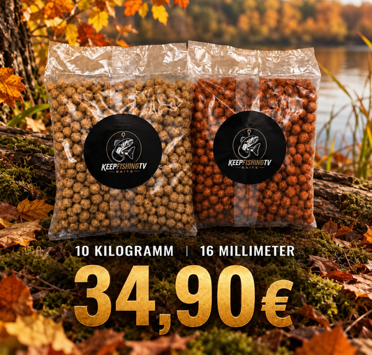 Herbst Bundle – 10 kg 16 mm Creamy Scopex & Monster Crab Boilies | Nur 34,90 € statt 39,80 €
