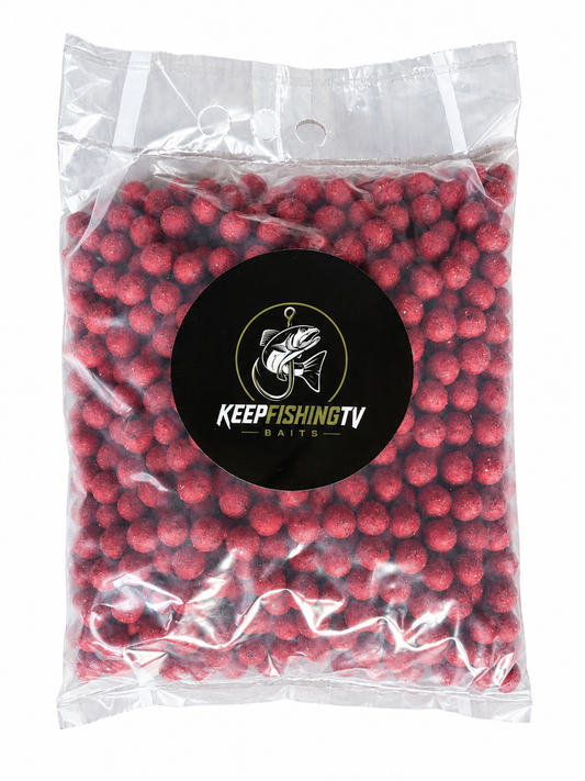 Süße Erdbeere Boilies 5kg | 20mm - Karpfenangeln